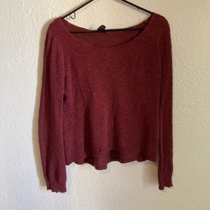 Maroon top